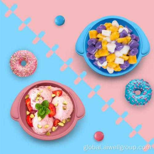 Silicone Weaning Bowl Baby Cute Silicone Suction Bowl Supplier